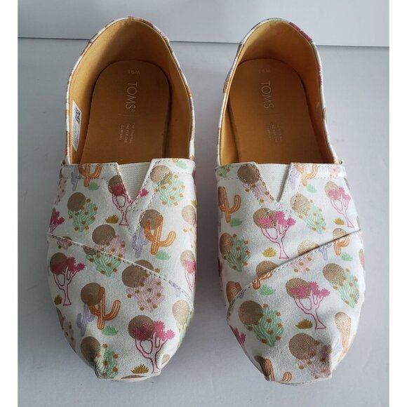 Toms Womans Size 9.5 Alpargata Natural Desert Oasis Print CloudBound Sole Canvas - Picture 1 of 8